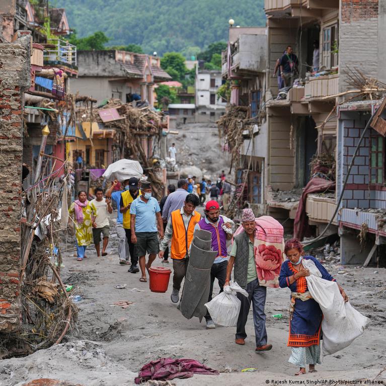 Nepal's leader says his country is paying the price of climate change