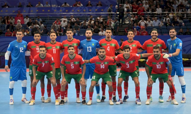 Futsal : le Maroc conserve sa 6e place mondiale chez les hommes, recule à la 26e chez les dames